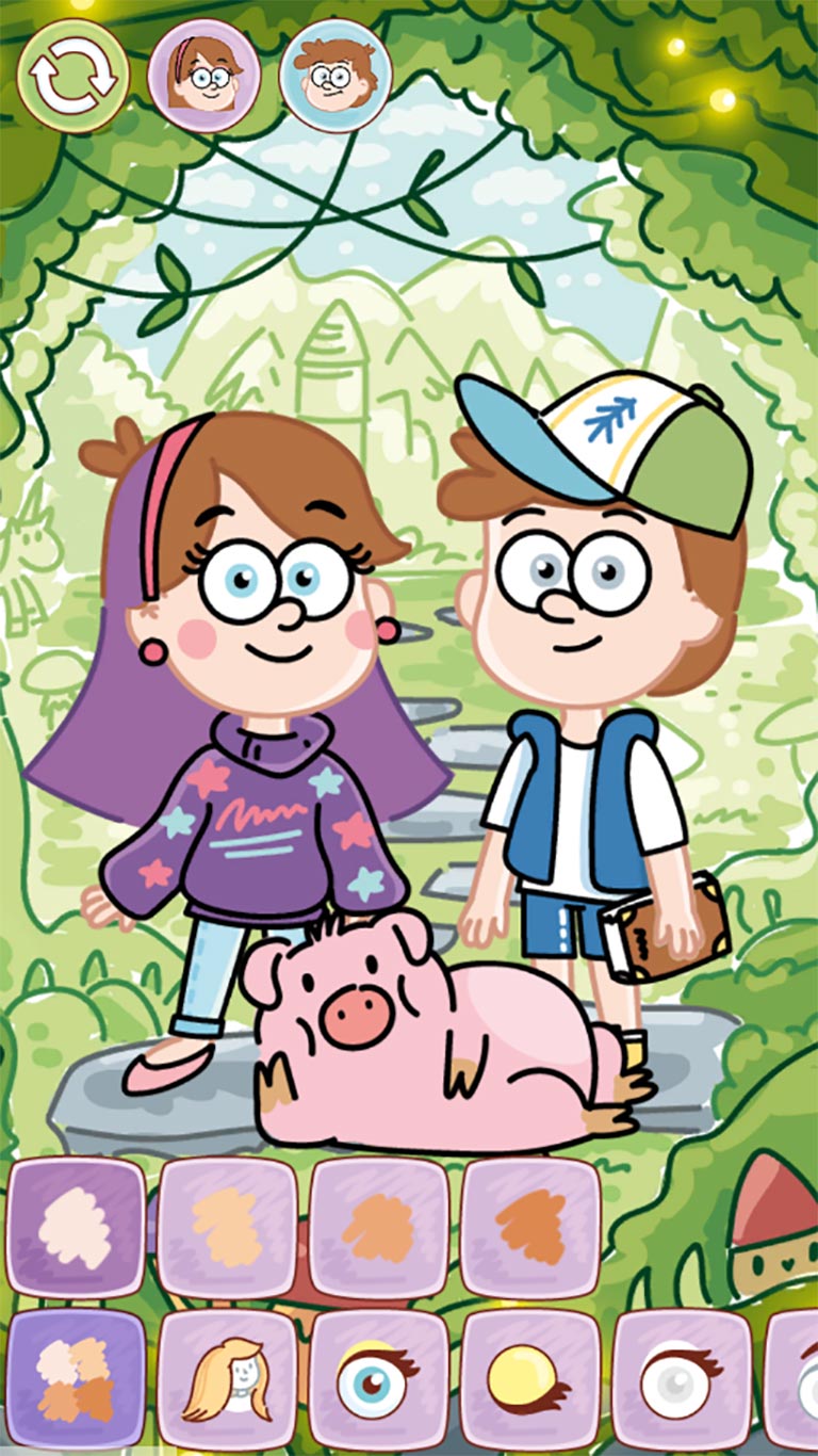 Gravity Falls Dress Up screenshot 5