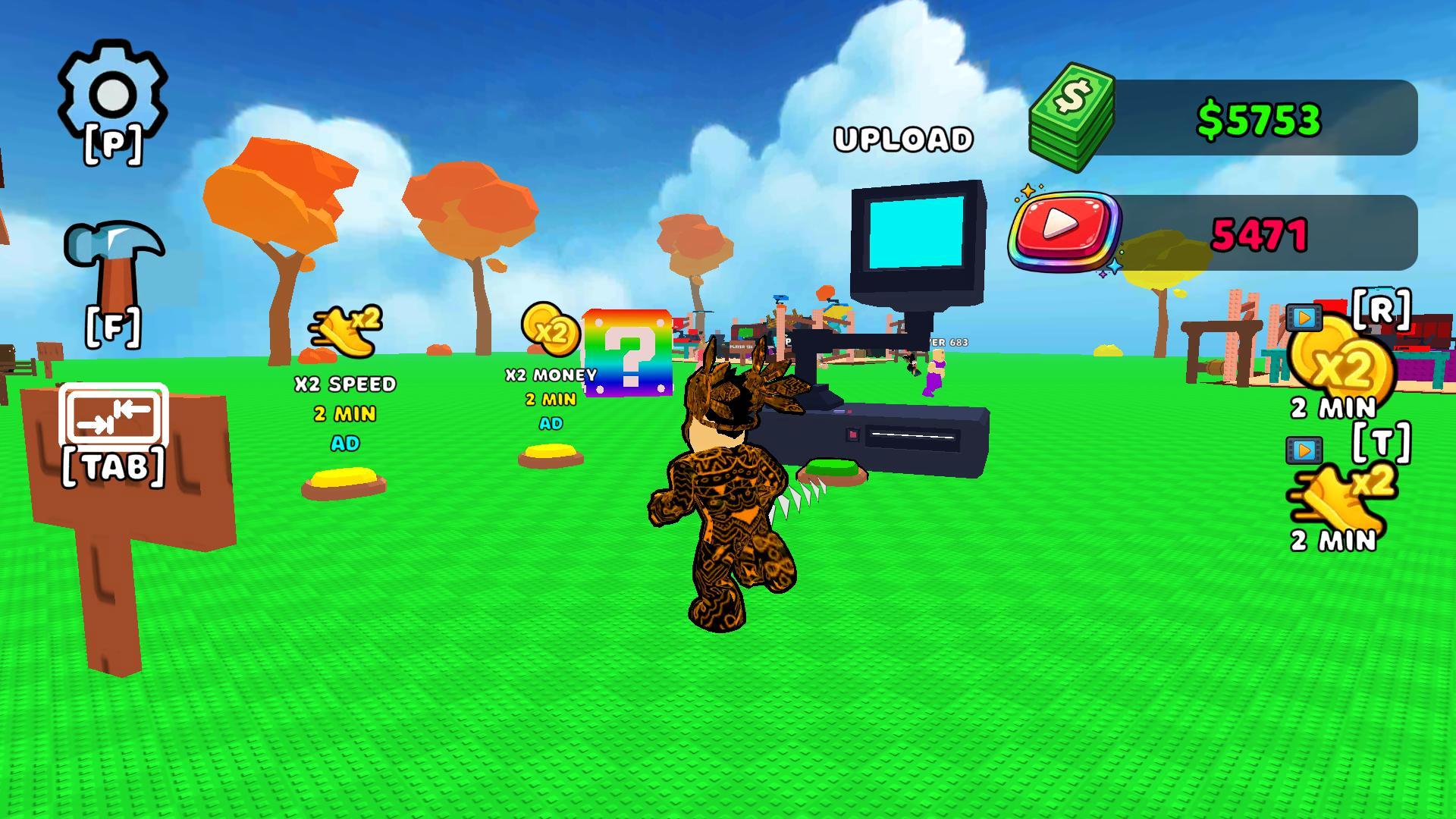 Be a Brainrot Blogger! Obby Magnate Tycoon 3D +1 screenshot