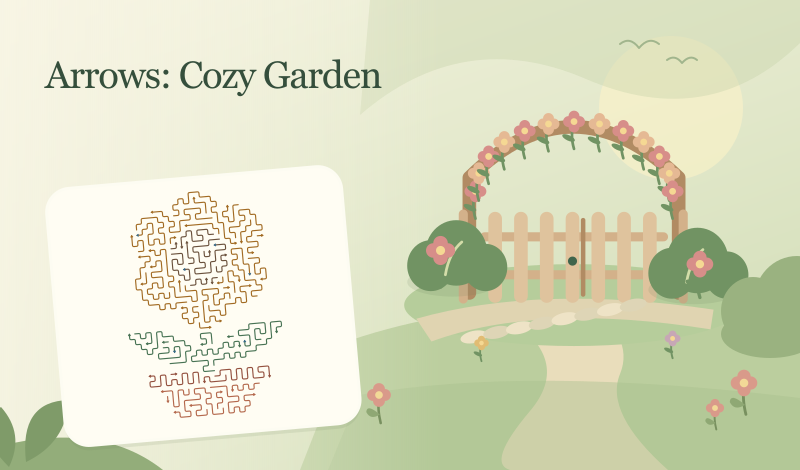 Arrows: Cozy Garden game cover