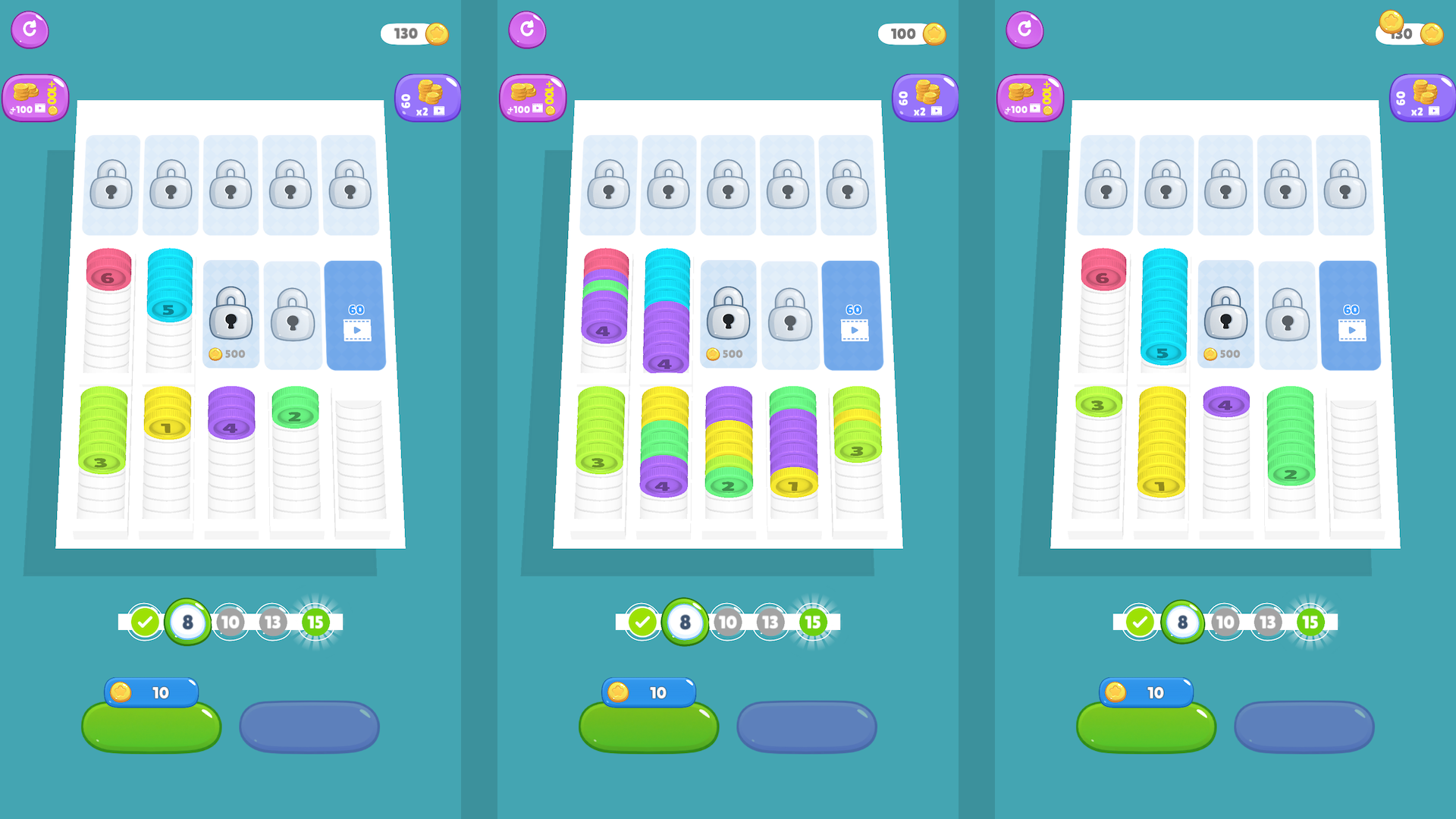 Chips Sort & Merge screenshot 1