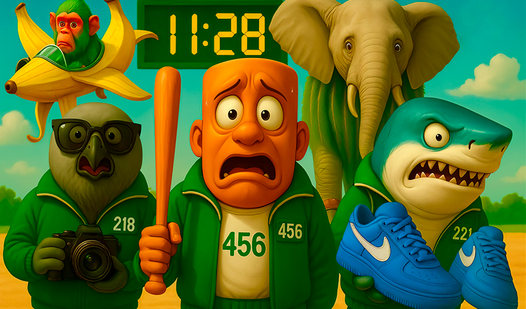Italian Animals Squid Game