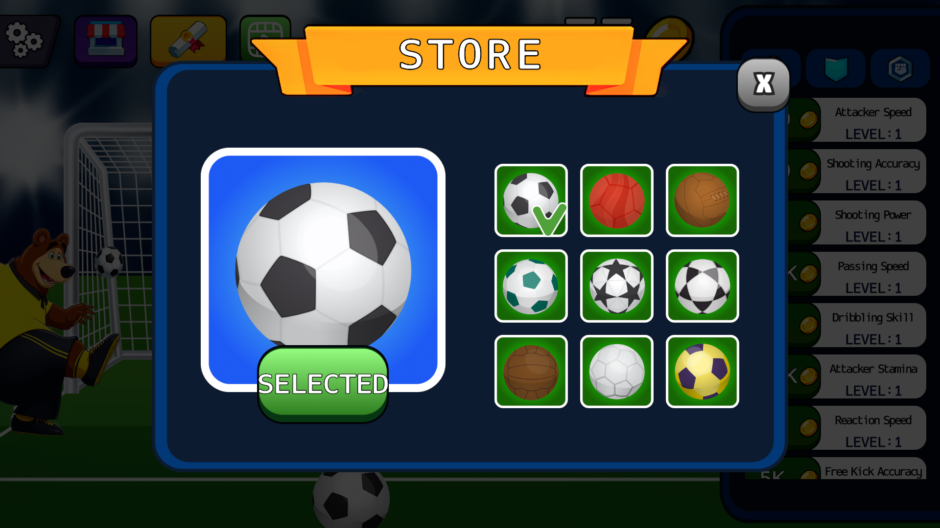 Help Masha score a goal! — screenshot 9