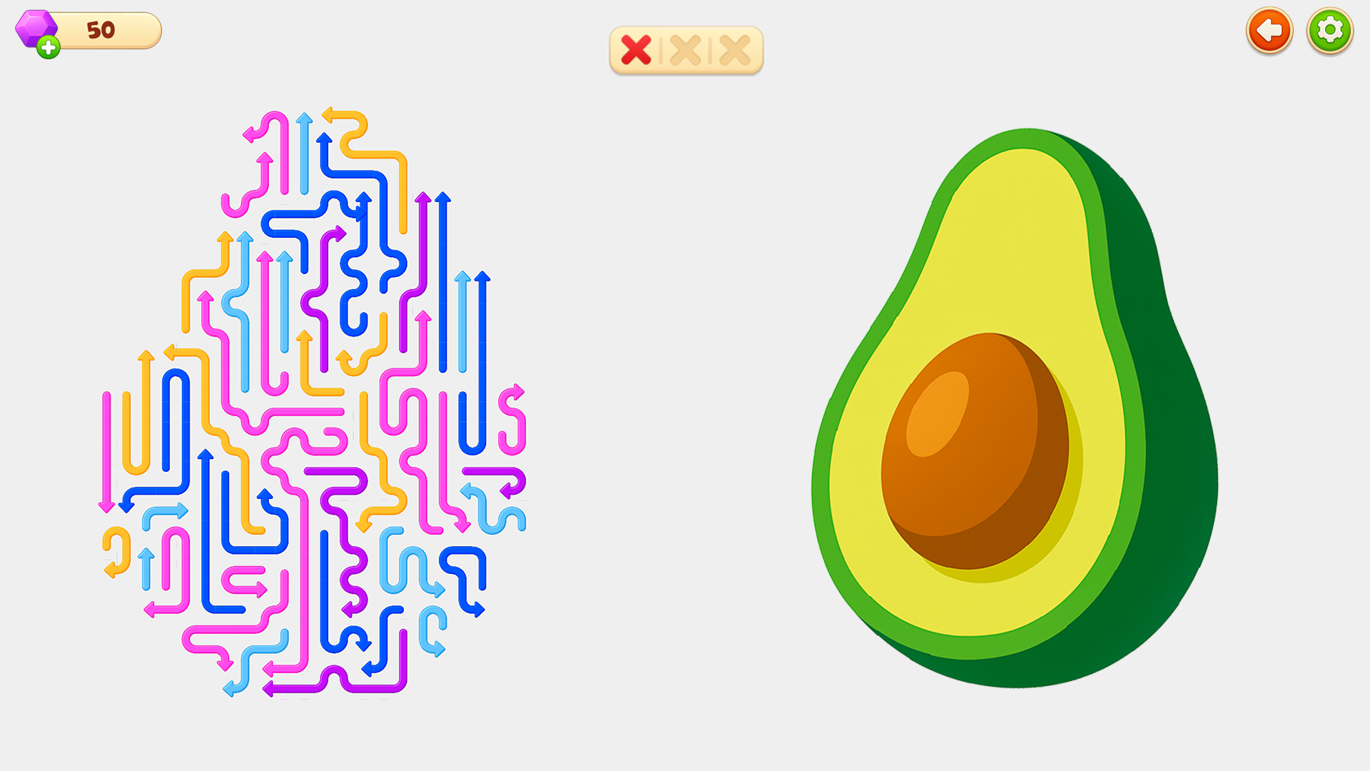Arrow Slide Puzzle screenshot