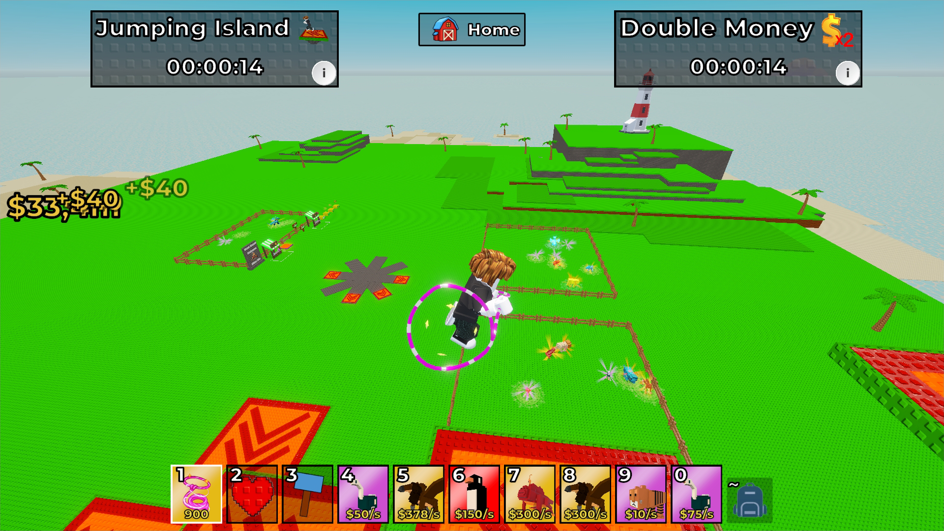 Tame animals! Obby Tycoon 3D Simulator — screenshot 12
