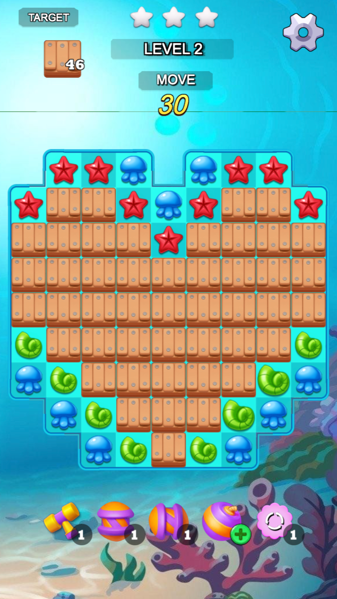 Mystery of the Ocean - Lost Jungle: Match 3 screenshot 5