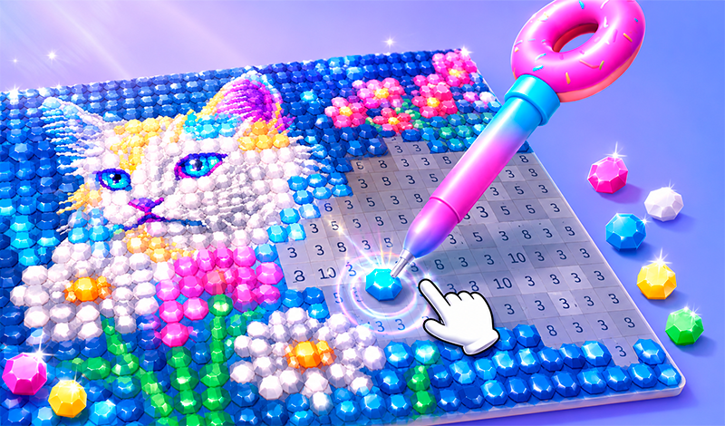 Diamond Painting by Number game cover