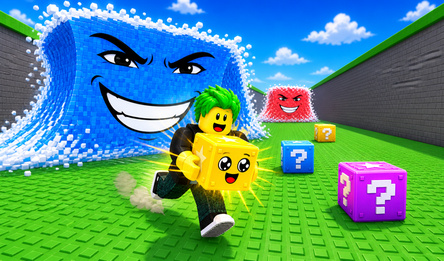 Escape Waves for Lucky Blocks