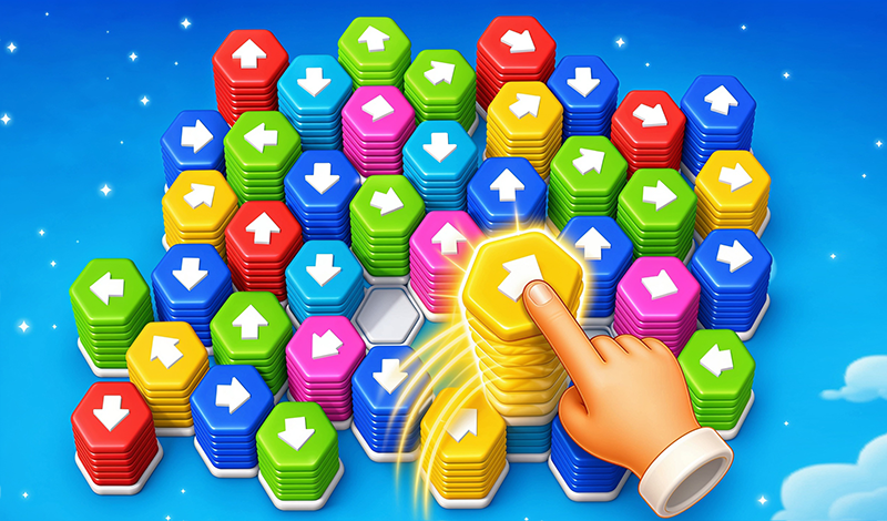 Hexa Arrows Puzzle game cover