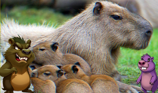 Capybaras in Space