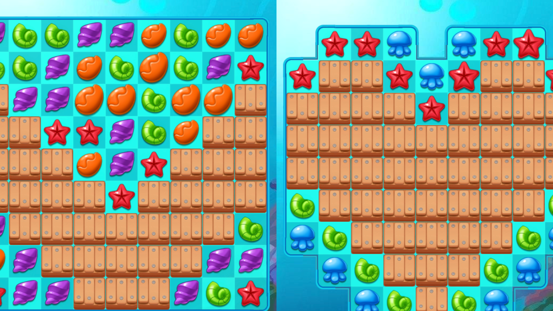 Mystery of the Ocean - Lost Jungle: Match 3 screenshot