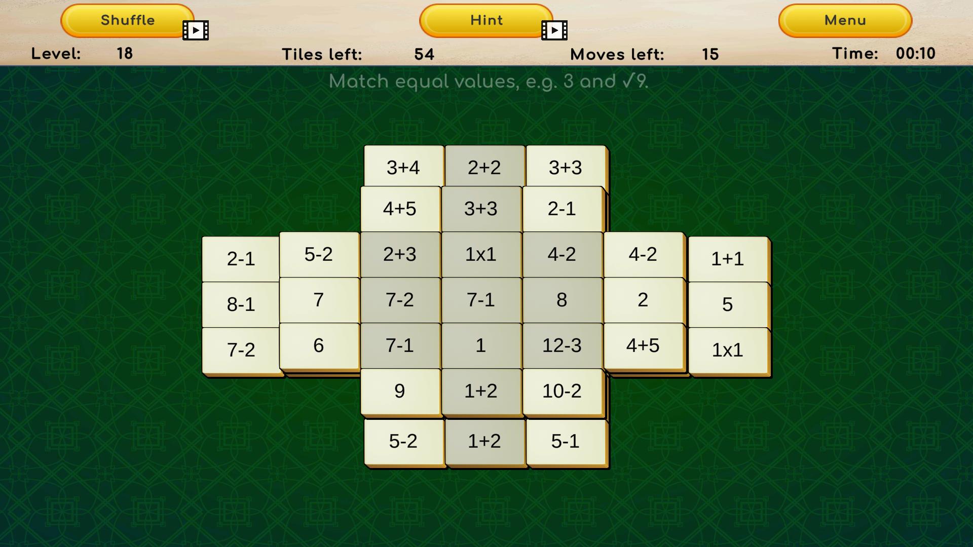 Pythagoras Mahjong — screenshot 1