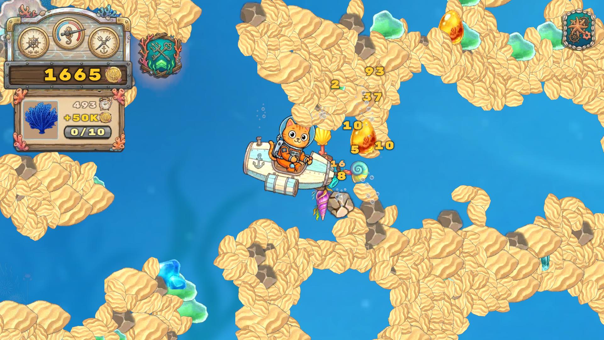 Cat ocean digger — screenshot 1