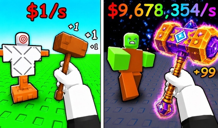 +1 Hammer Evolution to Defeat Wolves 3D