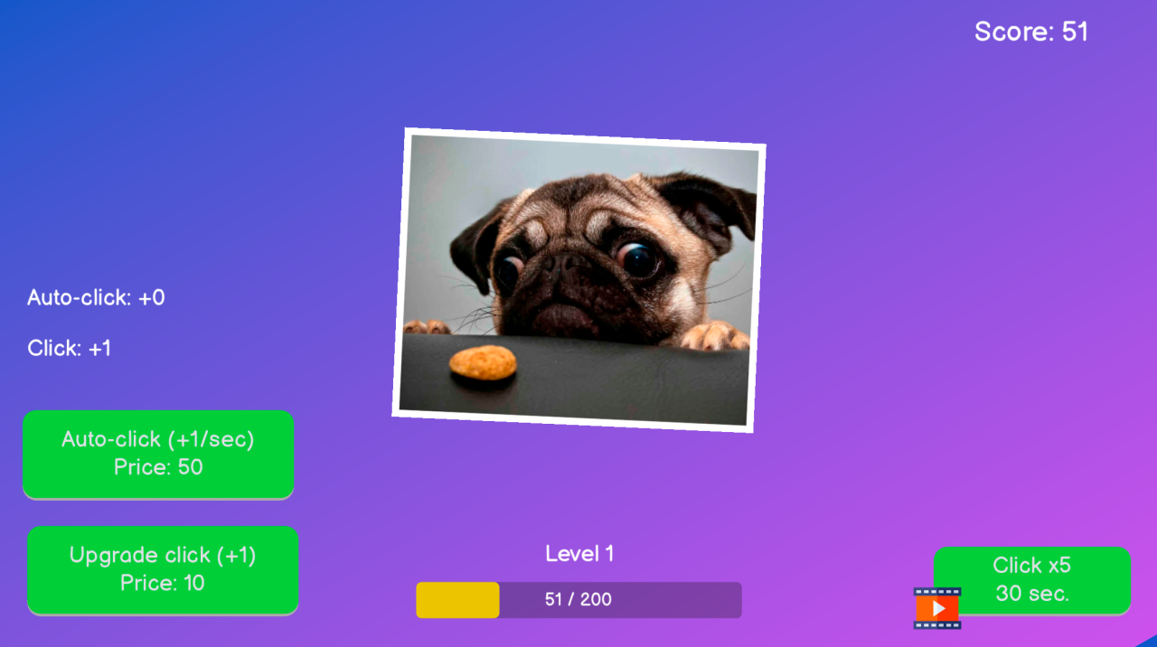 Pugs vs. Chihuahuas. Clicker — screenshot 3