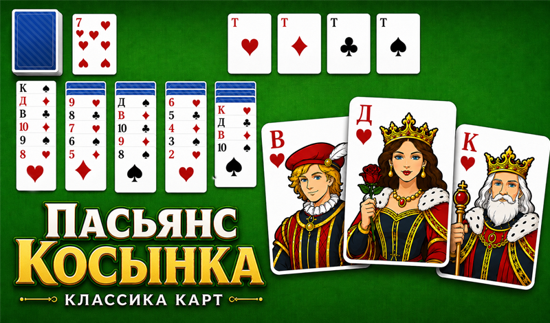 Пасьянс Косынка: Классика Карт game cover