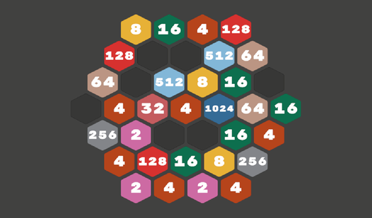 2048: Hexagons