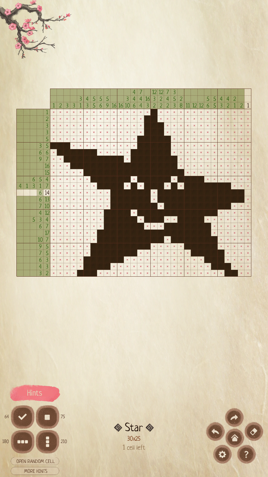 Yamabusi. Japanese Crosswords screenshot 10