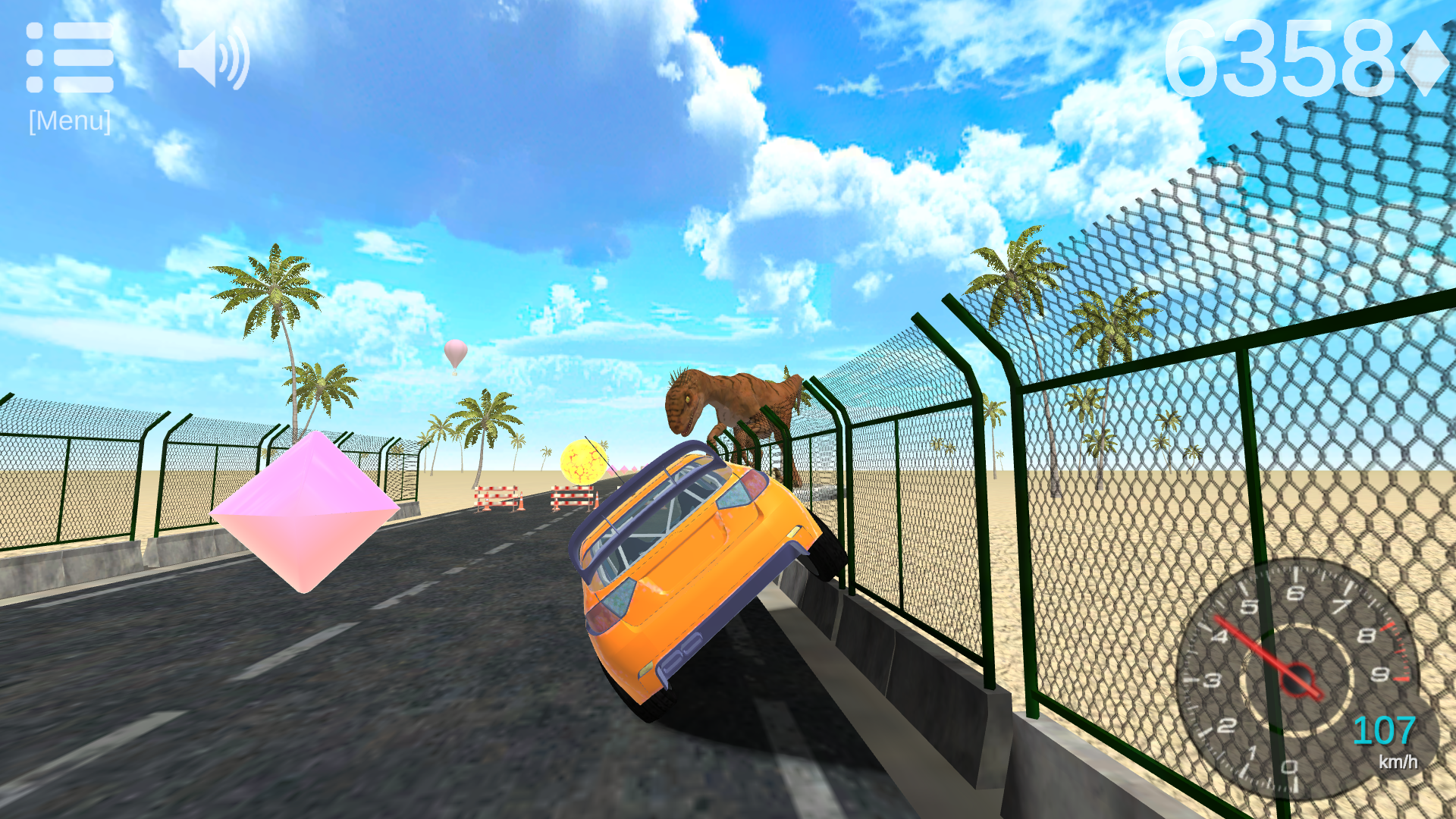 Race with dinosaurs screenshot