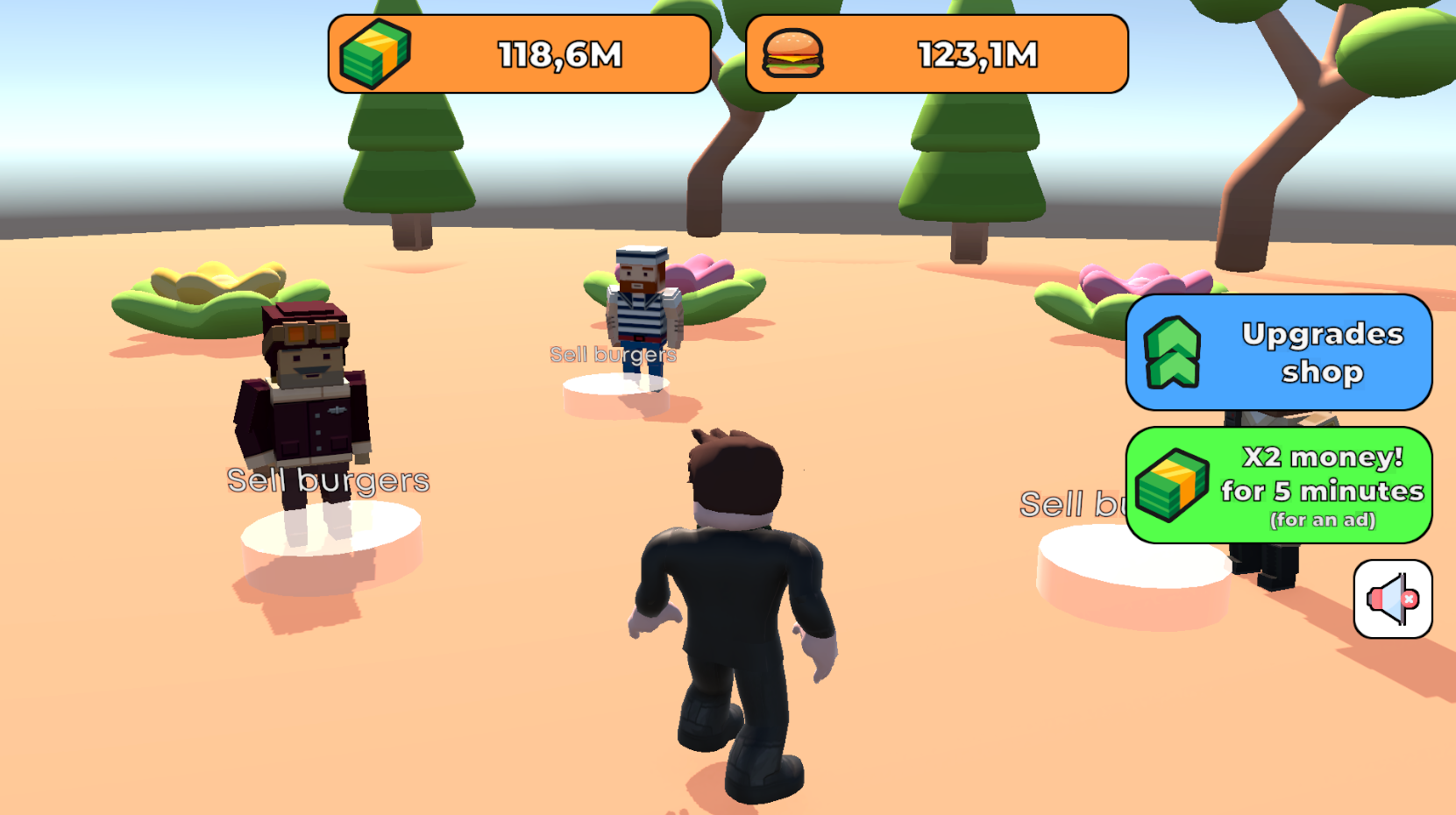 Robby tycoon: Cook and sell burgers! screenshot