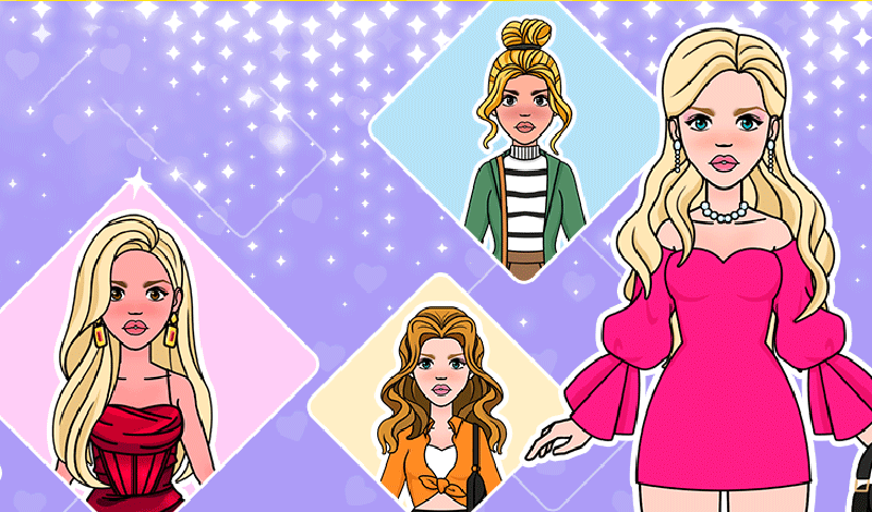 Paper Doll Dress Up game cover