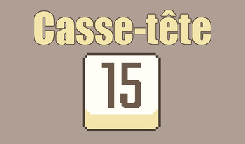 Casse-tête 15