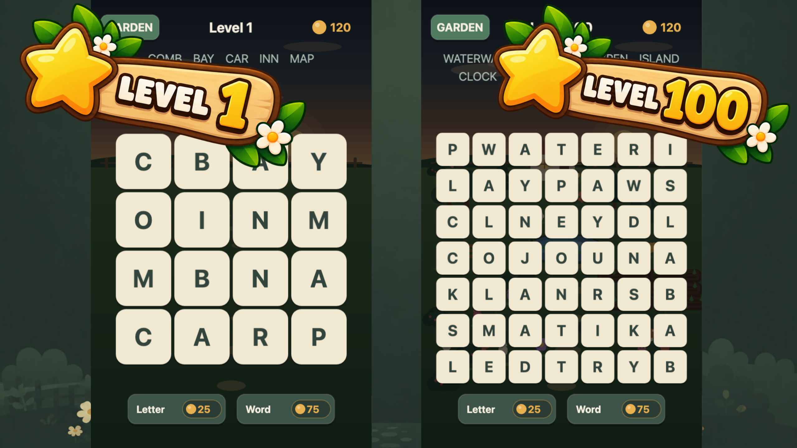 Word Search: Garden Paths screenshot 1