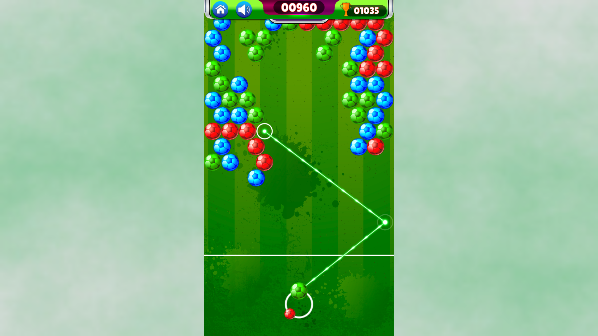 Popping balls screenshot