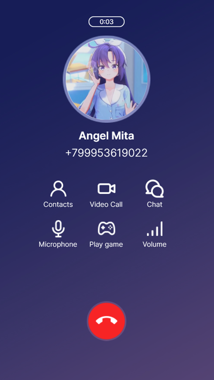 Mita from MiSide calls: Chat-Prank, Live Stream screenshot 4