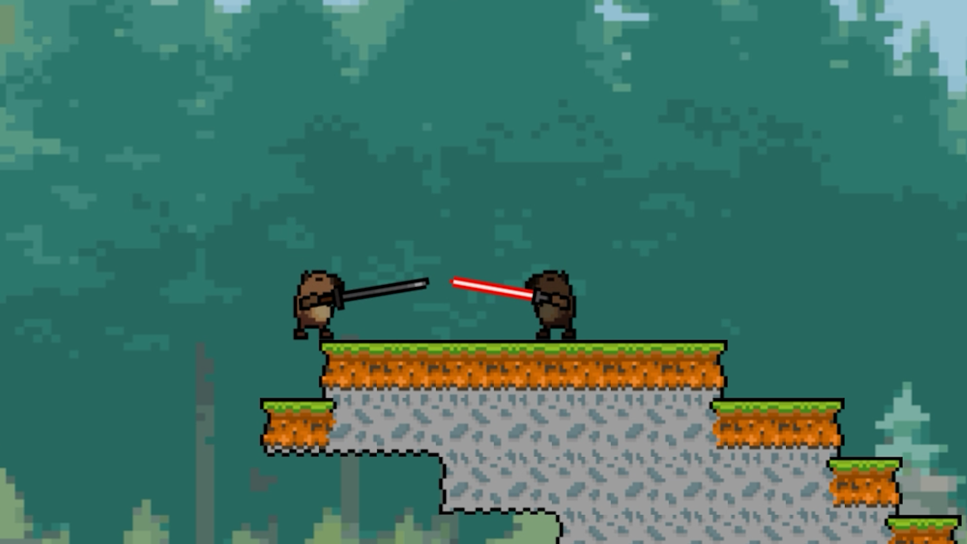 Capybaras with Guns 2. A Game for Two Players screenshot