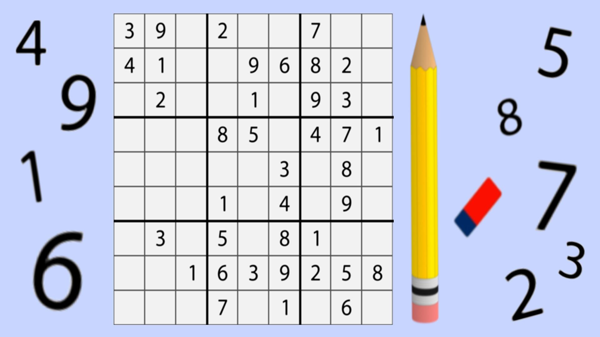 Sudoku in English screenshot