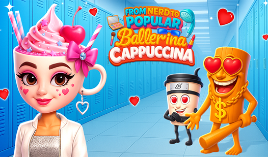 From Nerd to Popular Ballerina Cappuccina  loading=