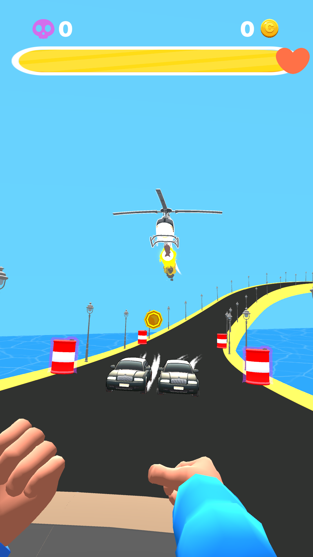 Telekinesis drive: first person screenshot 6