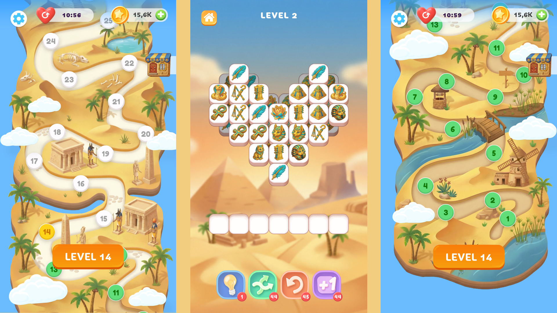 Mahjong: Mysteries of Egypt — screenshot 2