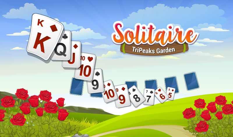 Solitaire TriPeaks Garden game cover