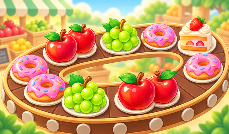 Snack Swirl: Food Sort game cover