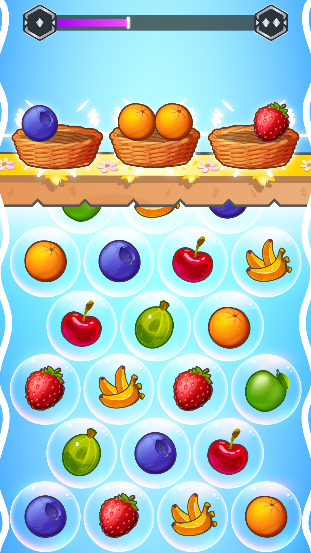 Collect and remove 3 fruits! screenshot 4