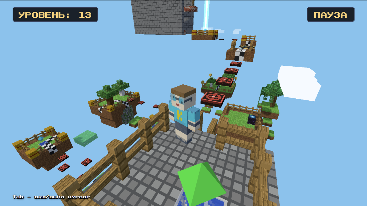 Кьюби: Облачный Паркур — screenshot 3