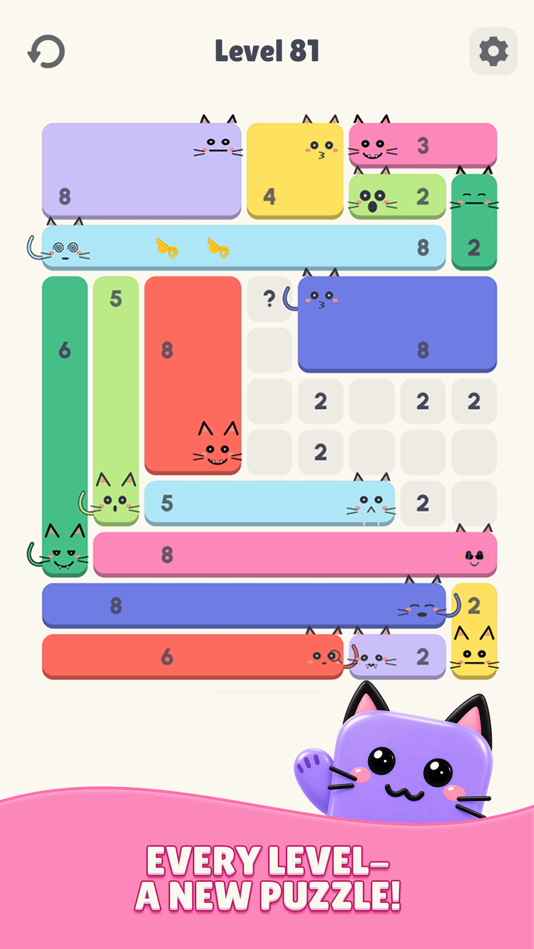 Cat Blocks: Number Logic Puzzle screenshot 6