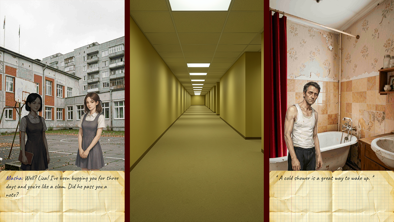 Behind the red curtain - Backrooms screenshot 1