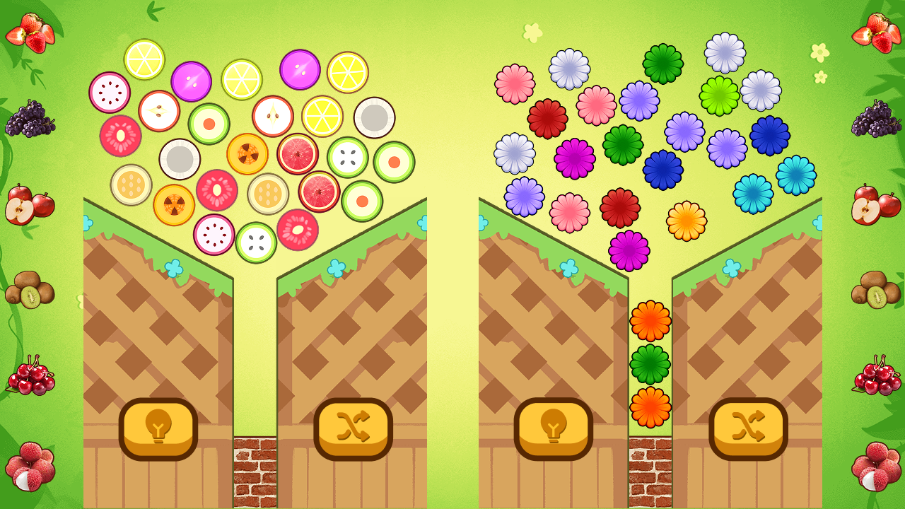 Merge Fruits & Flowers: Clear screenshot
