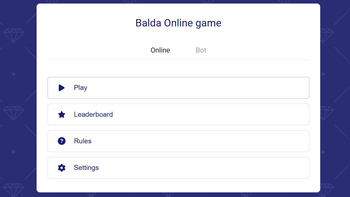 Balda Online game