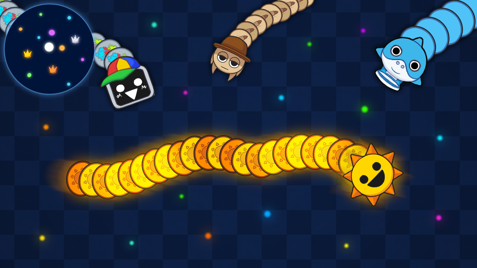 Meme Snake io: Змейка Онлайн — screenshot 2