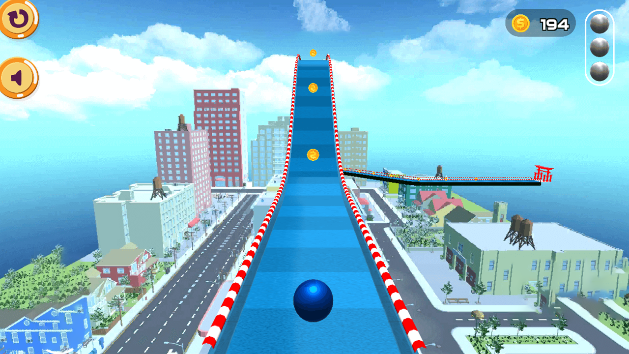 Sky Rolling Ball 3D screenshot