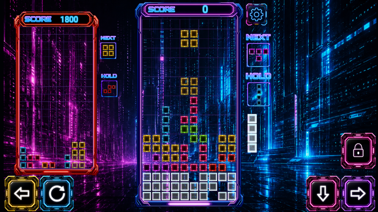 Neon Blocks Battle — screenshot 5