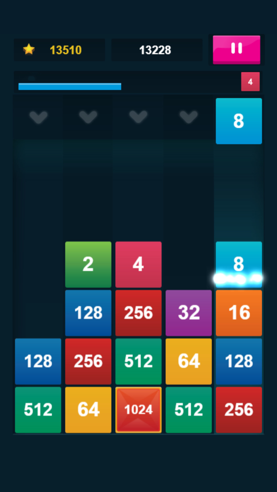 2048: X2 Merge Blocks screenshot 4