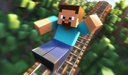 Noob rides downhill