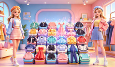 Girl's Closet: Match & Clear