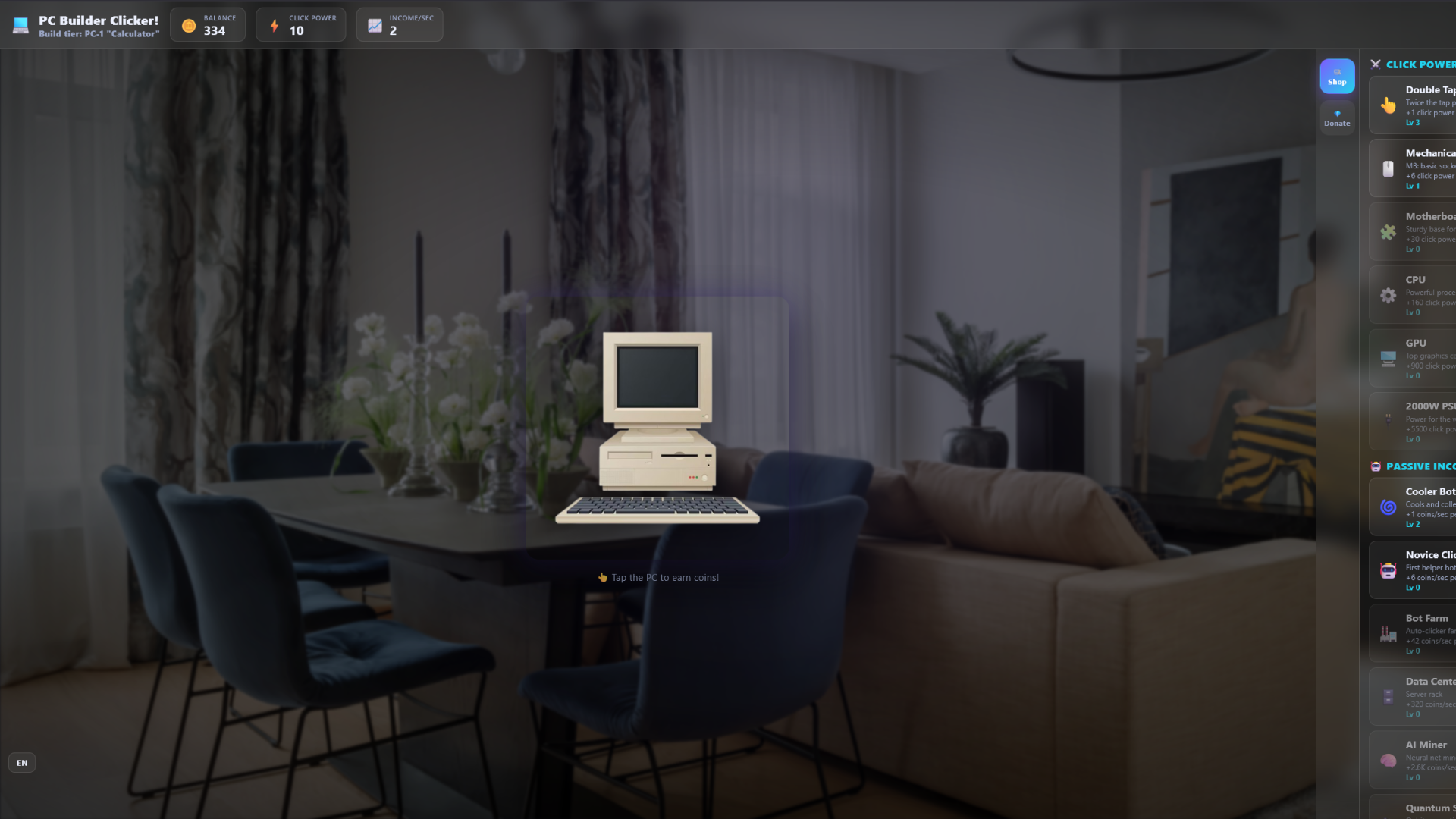 PC Builder Clicker — screenshot 1