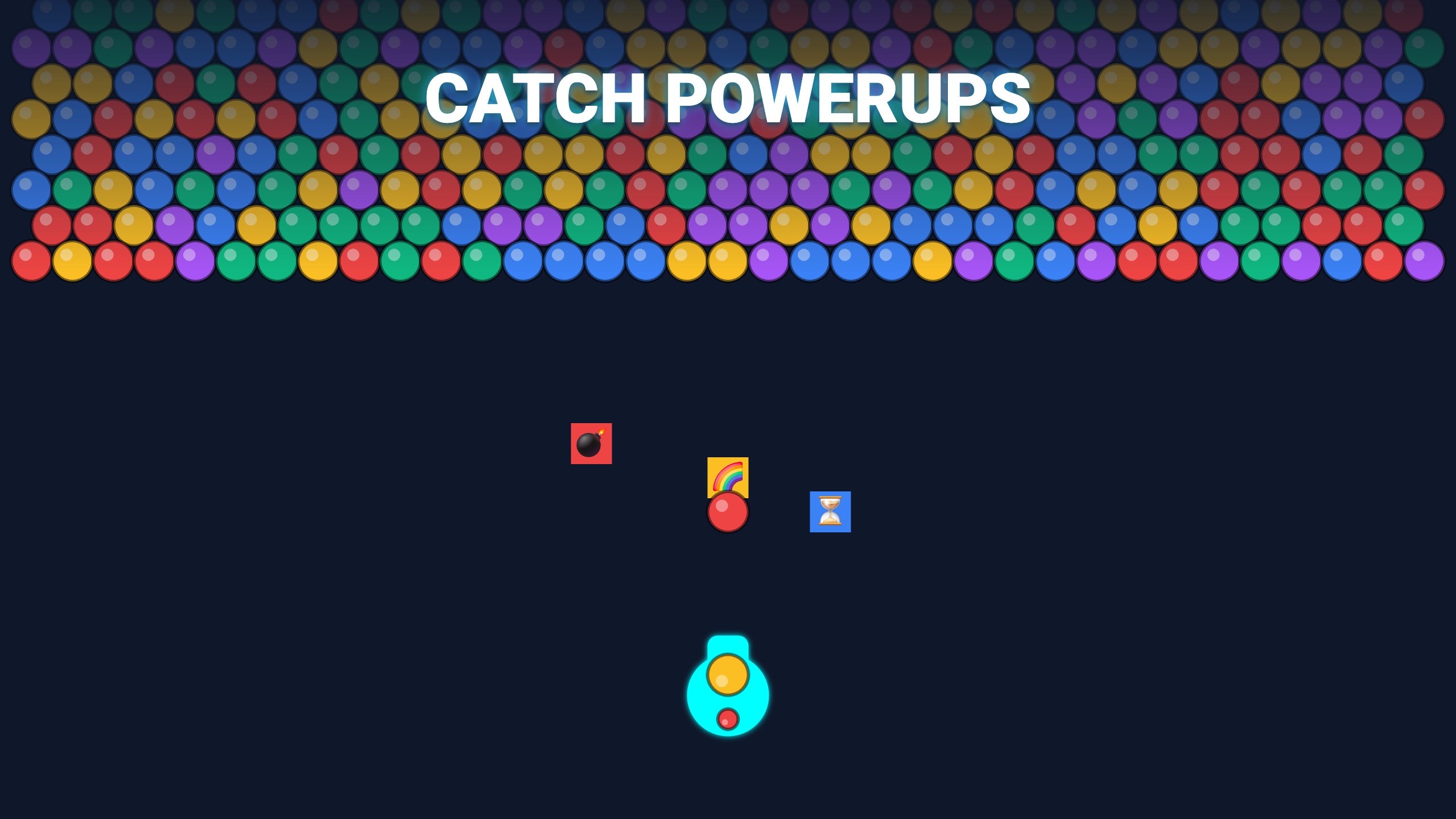 Neon Bubble Shooter — screenshot 2