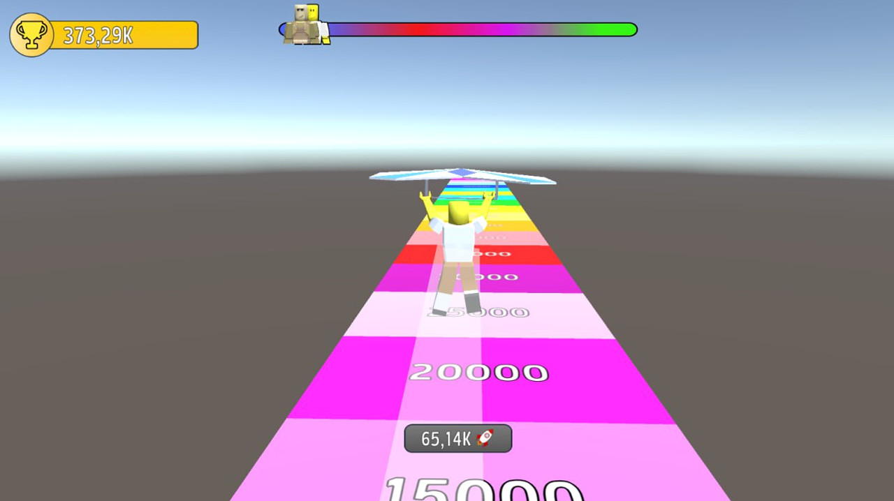 Obby: Flying race! screenshot